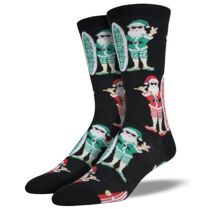 Surf Santa Men’s Crew Socks