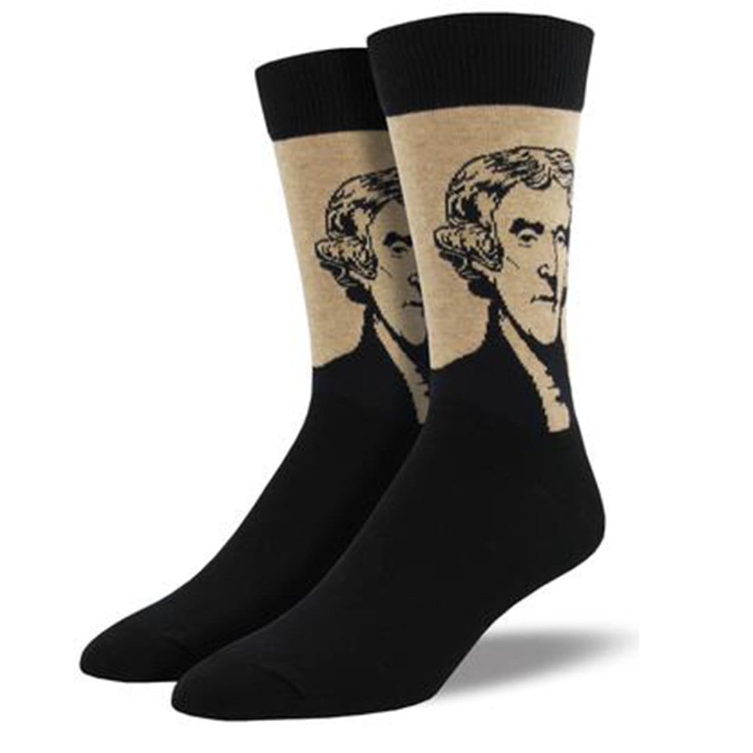 Thomas Jefferson Socks Men’s Crew Sock