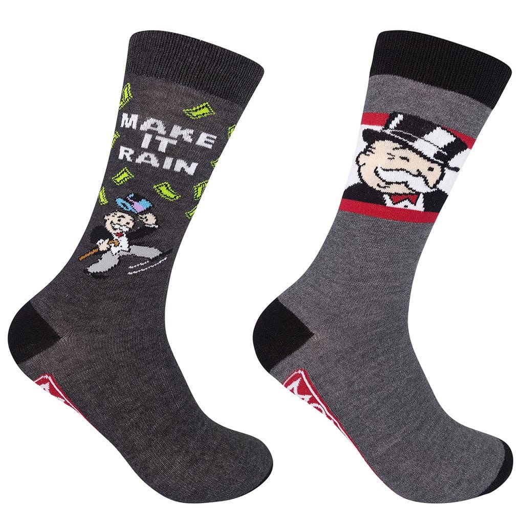 Monopoly 2 Pack Crew Socks