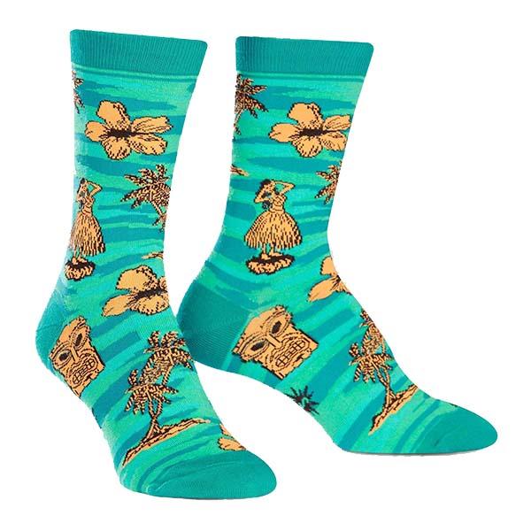 Tiki Toes Socks Women’s Crew Sock