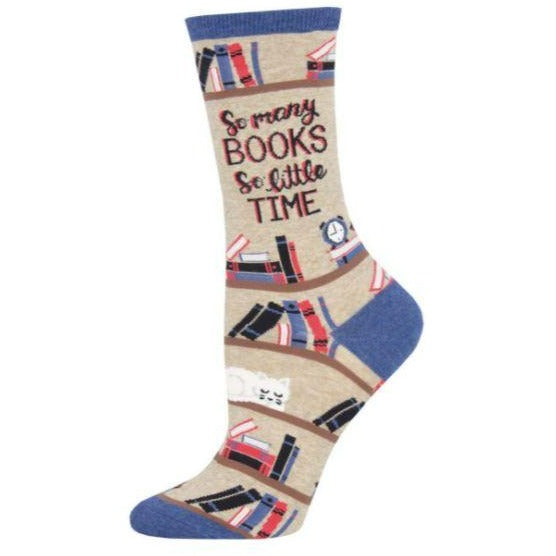 Time For a Good Book Women’s Crew Sock