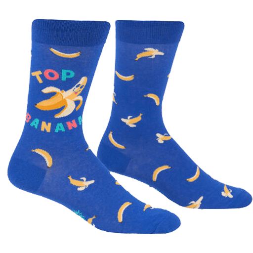 Top Banana Men’s Crew Sock