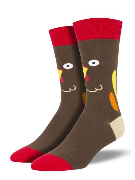 Turkey Face Men’s Crew Sock