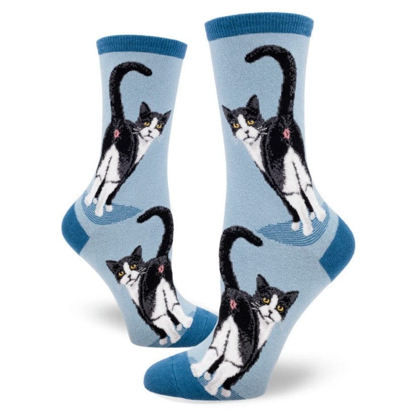 Tuxedo Cat Butt Women’s Crew Socks