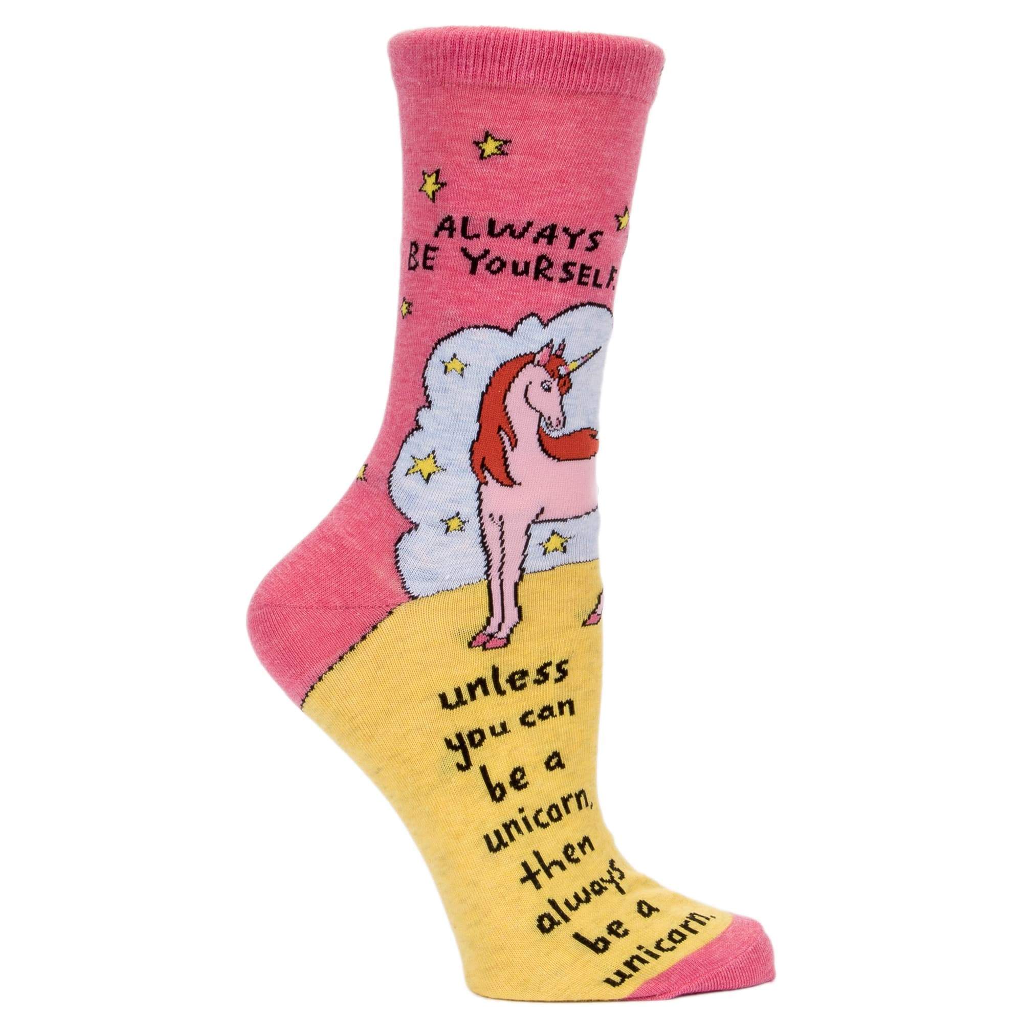 Always Be A Unicorn Socks Women’s Crew Sock