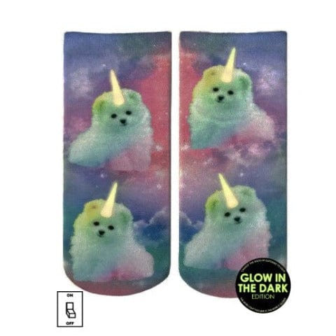 Unicorn Puppy Ankle Socks