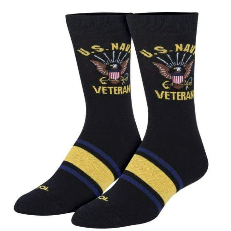 US Navy Veteran Men’s Crew Socks