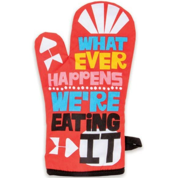 Whatever Happens Oven Mitt