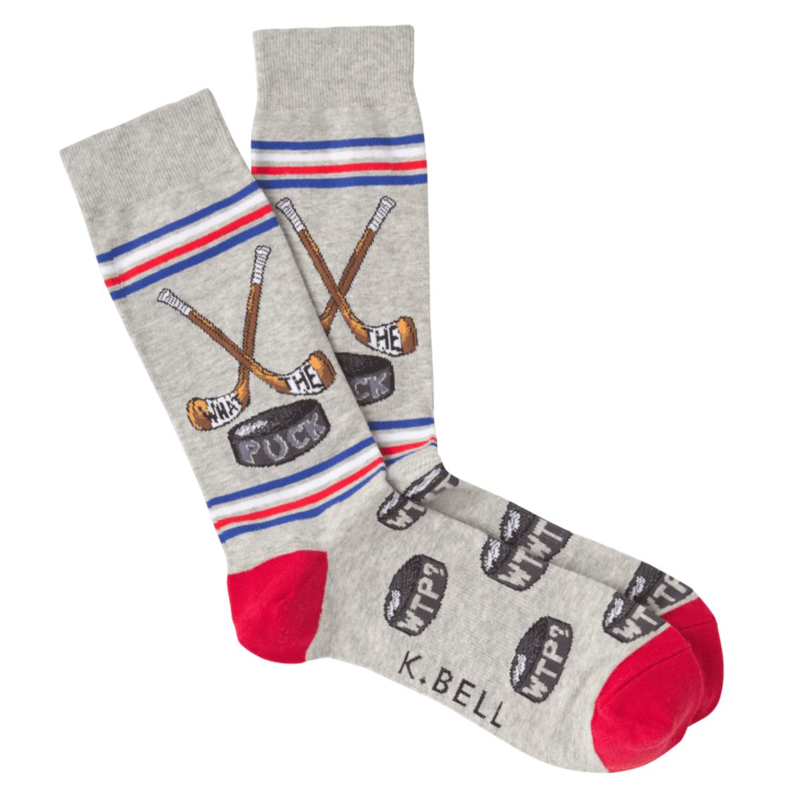 What The Puck Men’s Crew Socks