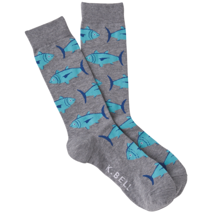 Blue Fin Tuna Men’s Crew Socks