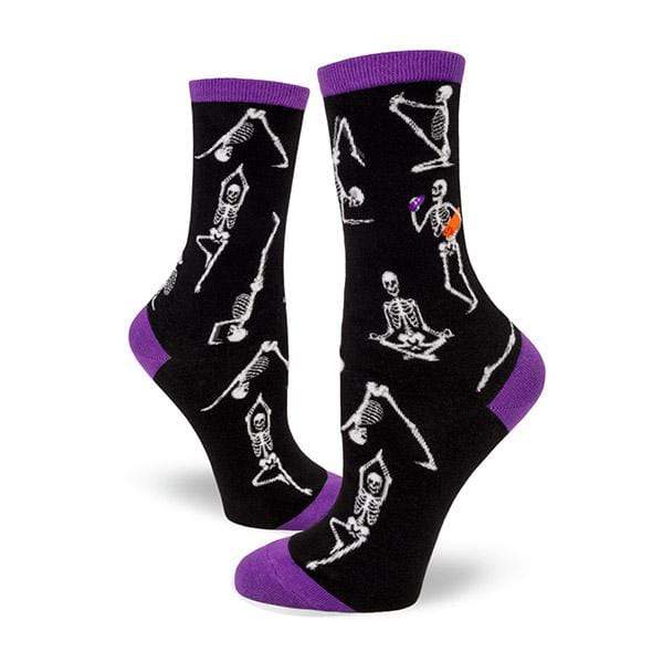 Skeleton Yoga Women’s Crew Socks