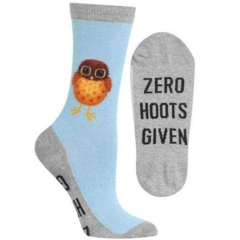 Zero Hoots Given Women’s Crew Sock